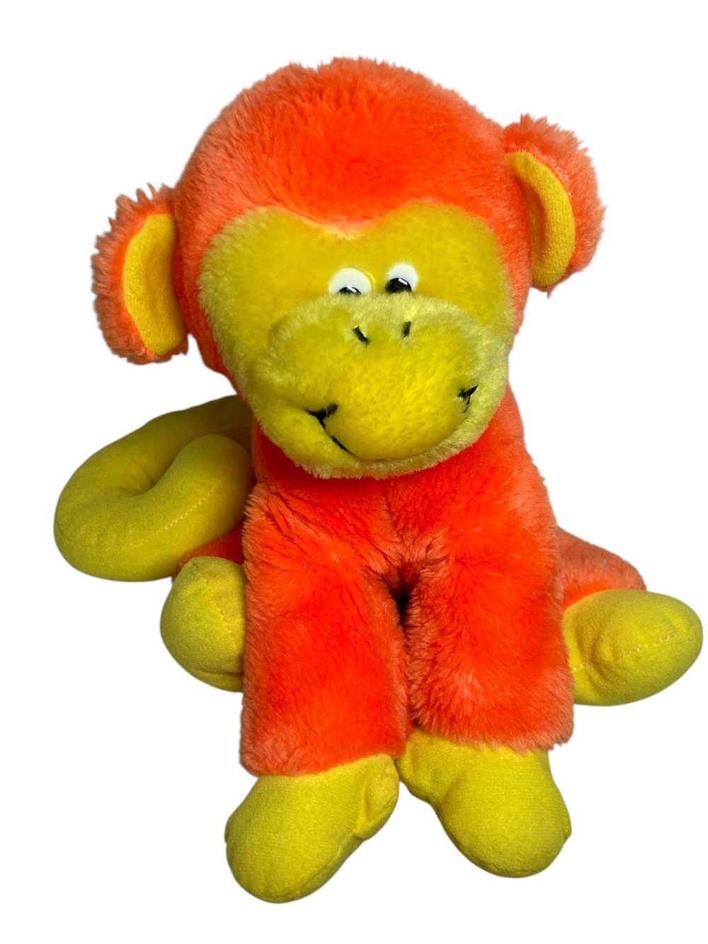VTG Dole Bananimal Chimp Monkey 12" Stuffed Plush Orange Yellow 1983 Trudy Toys